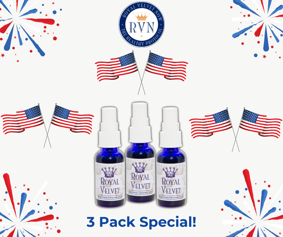 Royal Velvet – Premium Deer Antler Velvet Spray – 3 Pack
