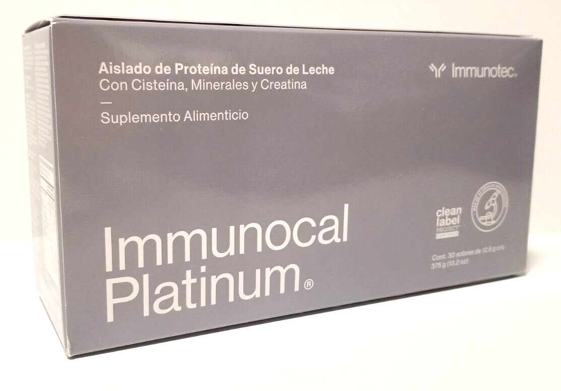 IMMUNOCAL PLATINUM ( 1 BOX ) GLUTATHIONE PRECURSOR. FREE SHIPPING!!!