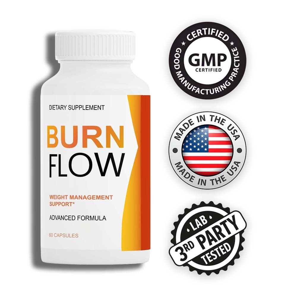 (6Pack) BurnFlow Capsules for Weight loss, Burn Flow Pills Fat-Burner Formula