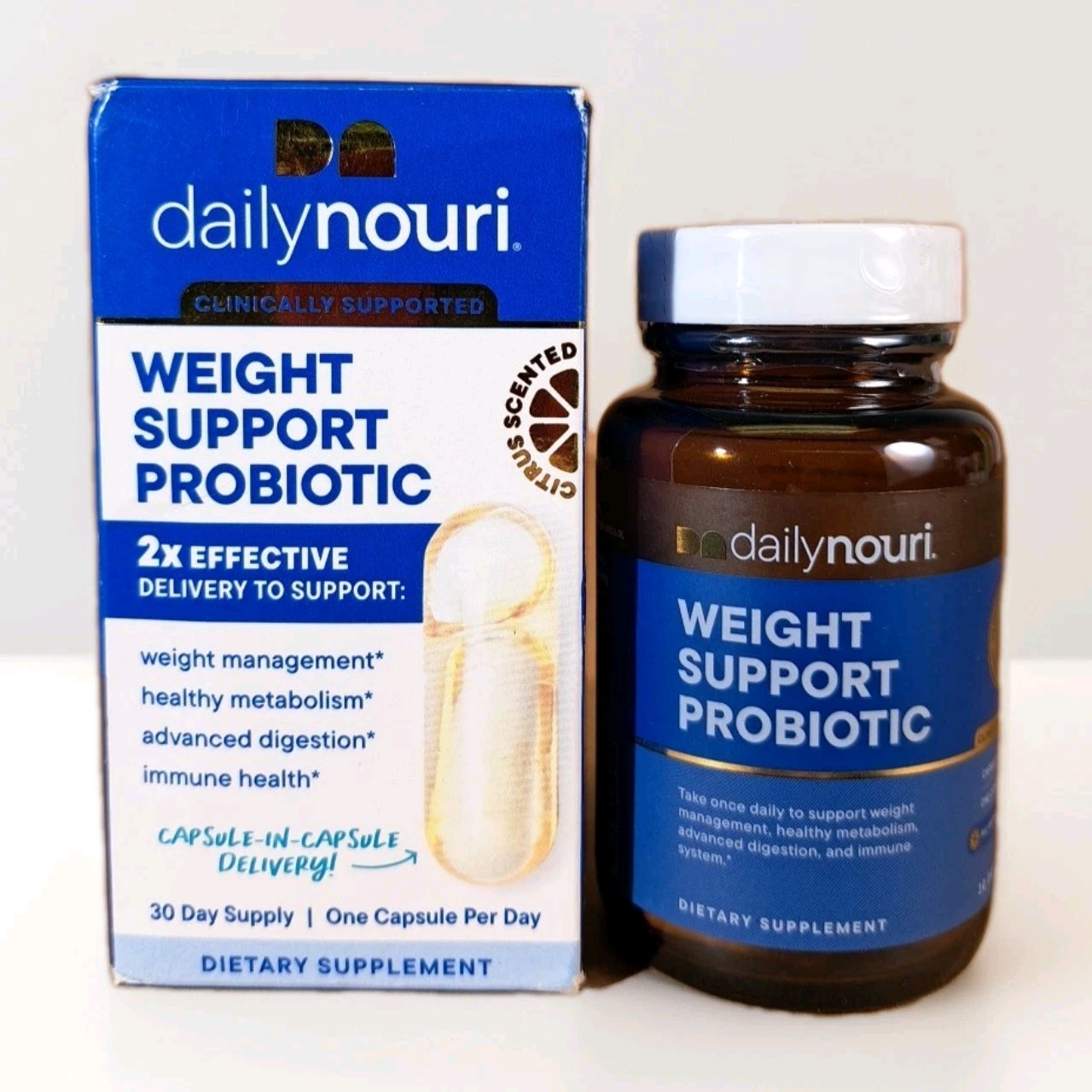 2-Pack of Daily Nouri Weight Support Probiotic 60 Day Supply EXP 07/27