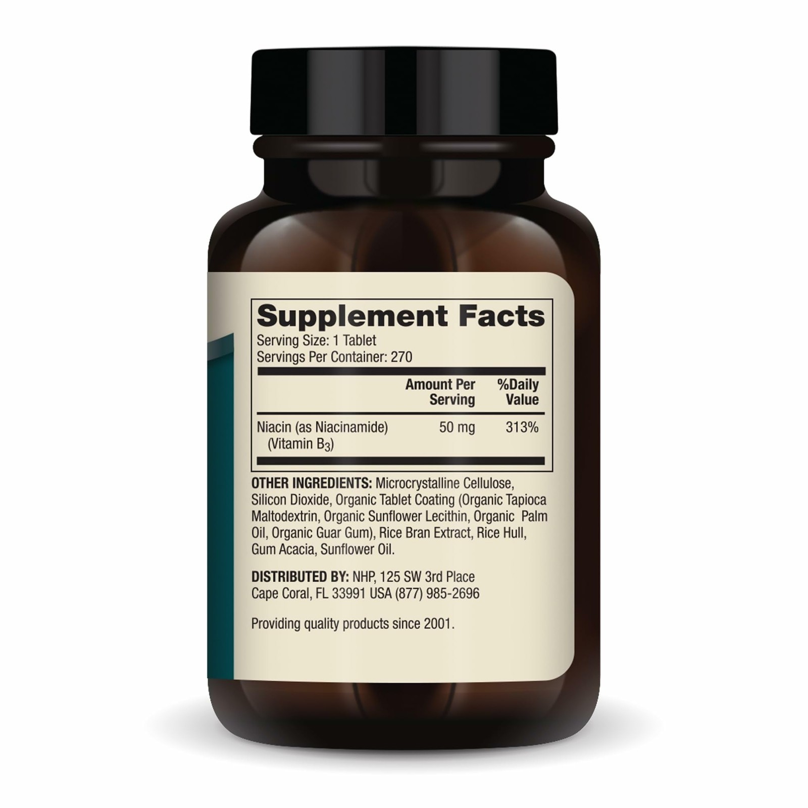 Dr. Mercola Niacinamide Vitamin B3-50 mg per Tablet – 270 Count (Pack of 1)