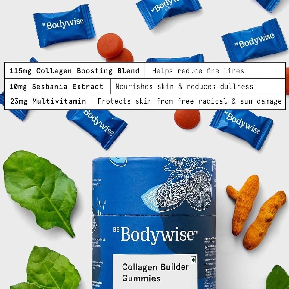 Be Bodywise Collagen Builder Gummies for Skin Regeneration With Multivitamins h1