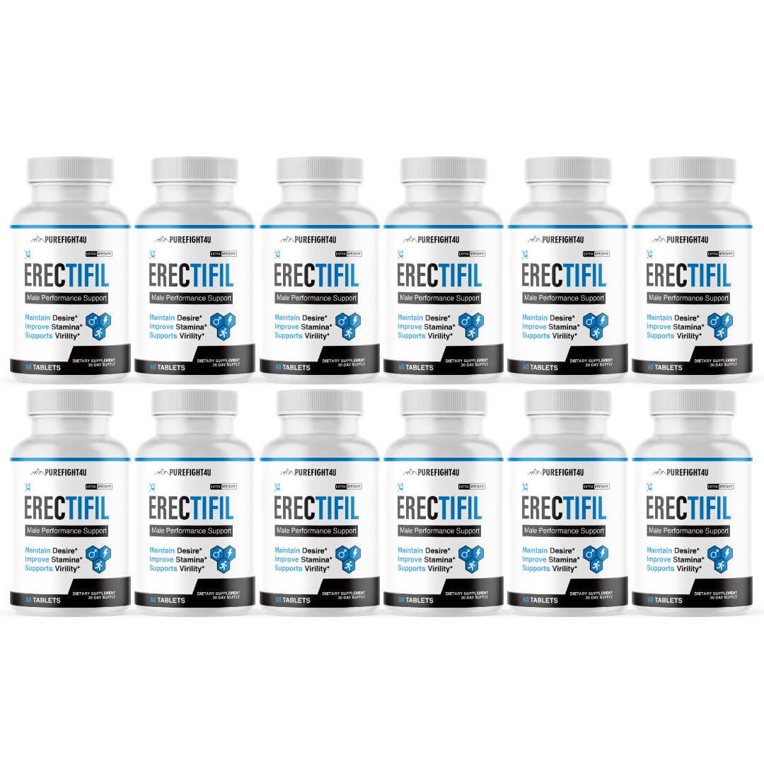 Erectifil: Boost Desire, Stamina & Virility – Male Support Supplement 12 Bottles