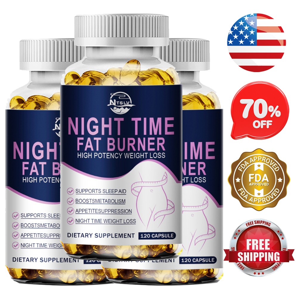 Strong Night Time Weight Loss Fat Burner Diet Supplement Slimming 360 Capsules
