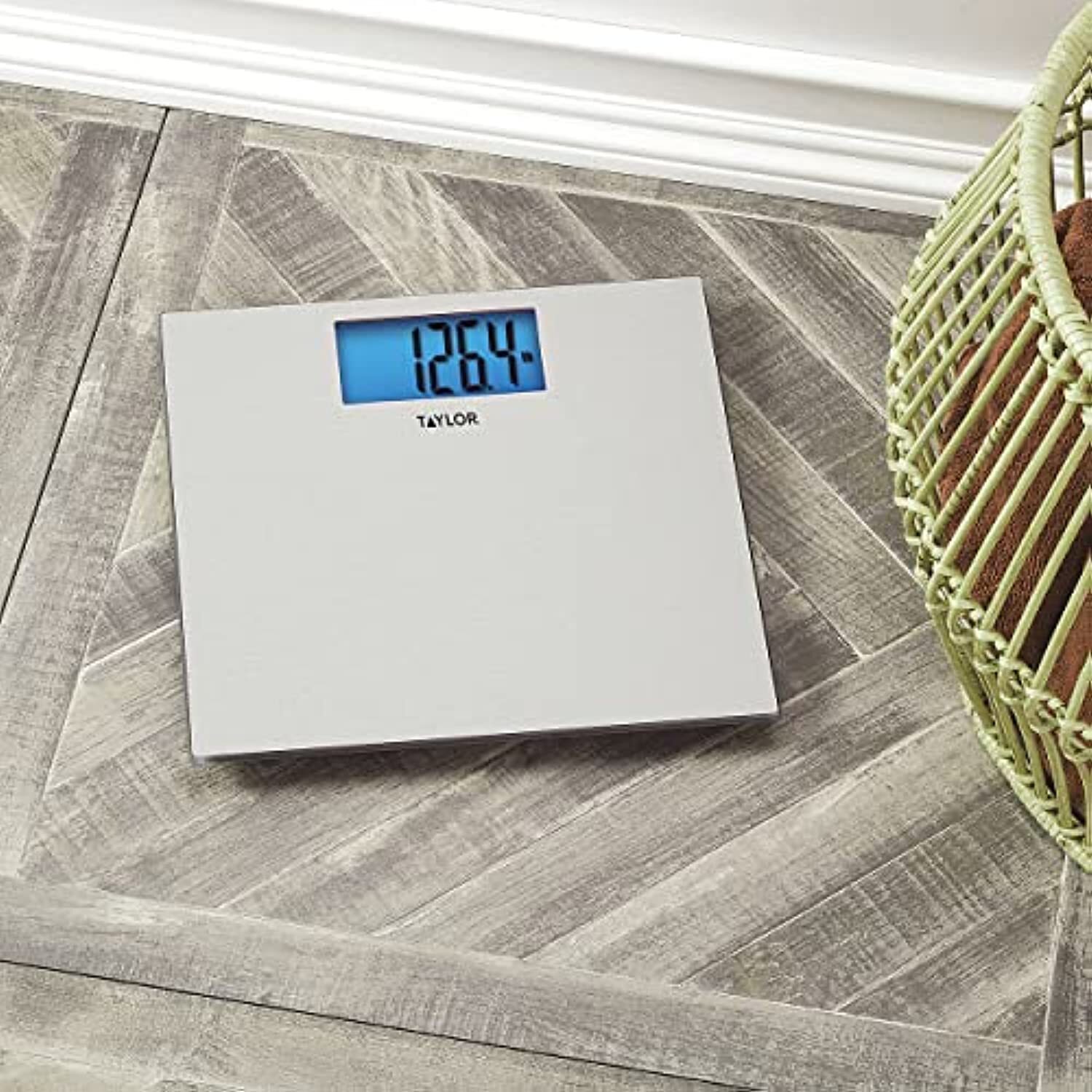 Taylor Precision Products Digital Scales for Body Weight, Highly Accurate 400 LB