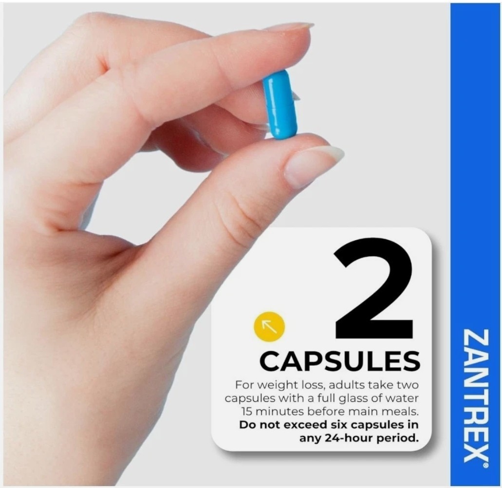 Zantrex Blue Weight Loss Supplement Support – 84 Capsules – Exp 1/2028