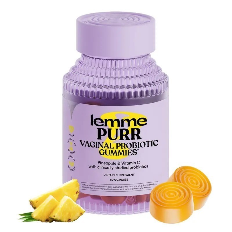 Lemme Purr Vaginal Probiotics Softgels pH Balance Fresh Odor Support Vitamin New
