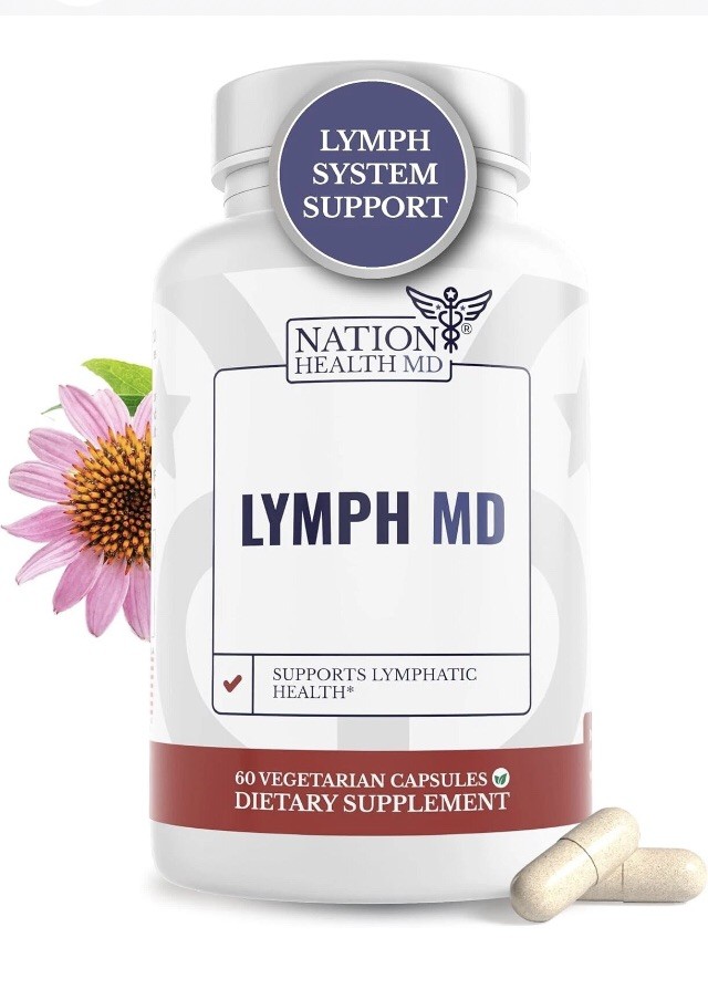 Lymph MD – Lymphatic System Supplement with 9 Botanicals. Men and Women – 60 cap