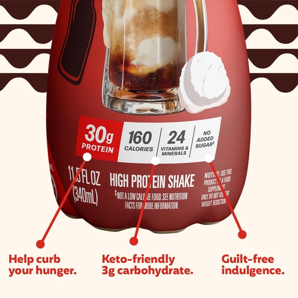 Premier Protein Shake, Limited Edition Root Beer Float, 30g Protein (12 Pack)