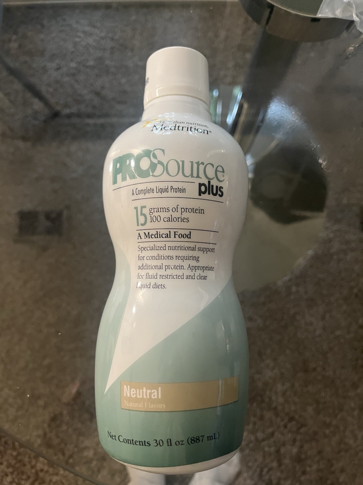 ProSource Plus Oral Protein Supplement Neutral Flavor 30 oz Bottle