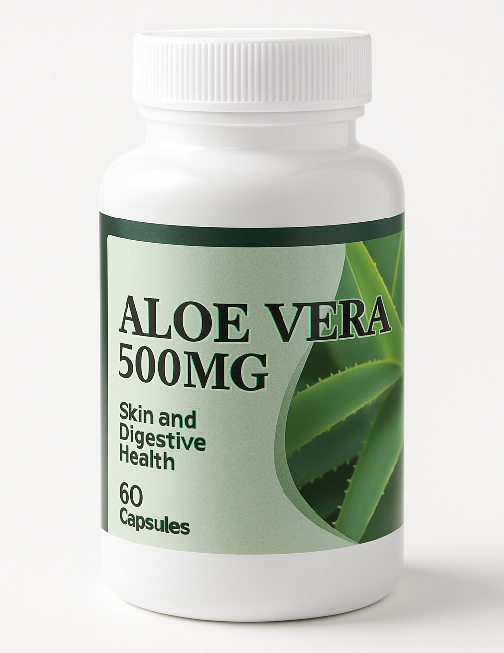 Aloe Vera 500mg Extract Capsules Detox Skin & Digestive Support Supplements
