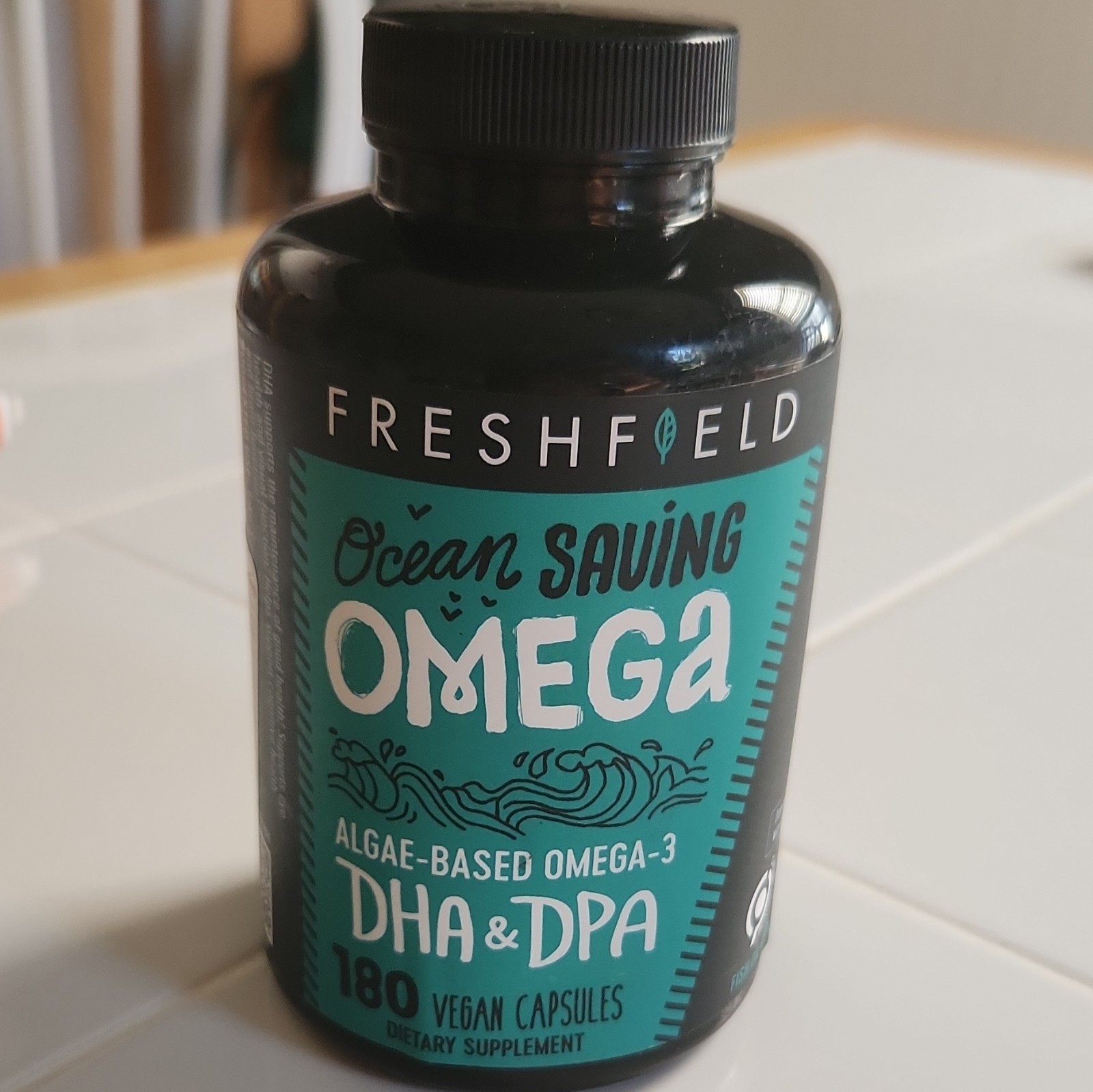 Freshfield Ocean Saving Omega Algae Omega-3 DHA & DPA Vegan 180 Caps 440mg