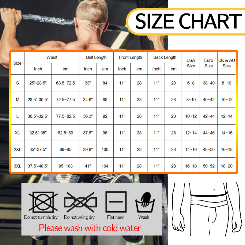 Men Sweat Sauna Waist Trainer Weight Loss Neoprene US Corset Cincher Body Shaper