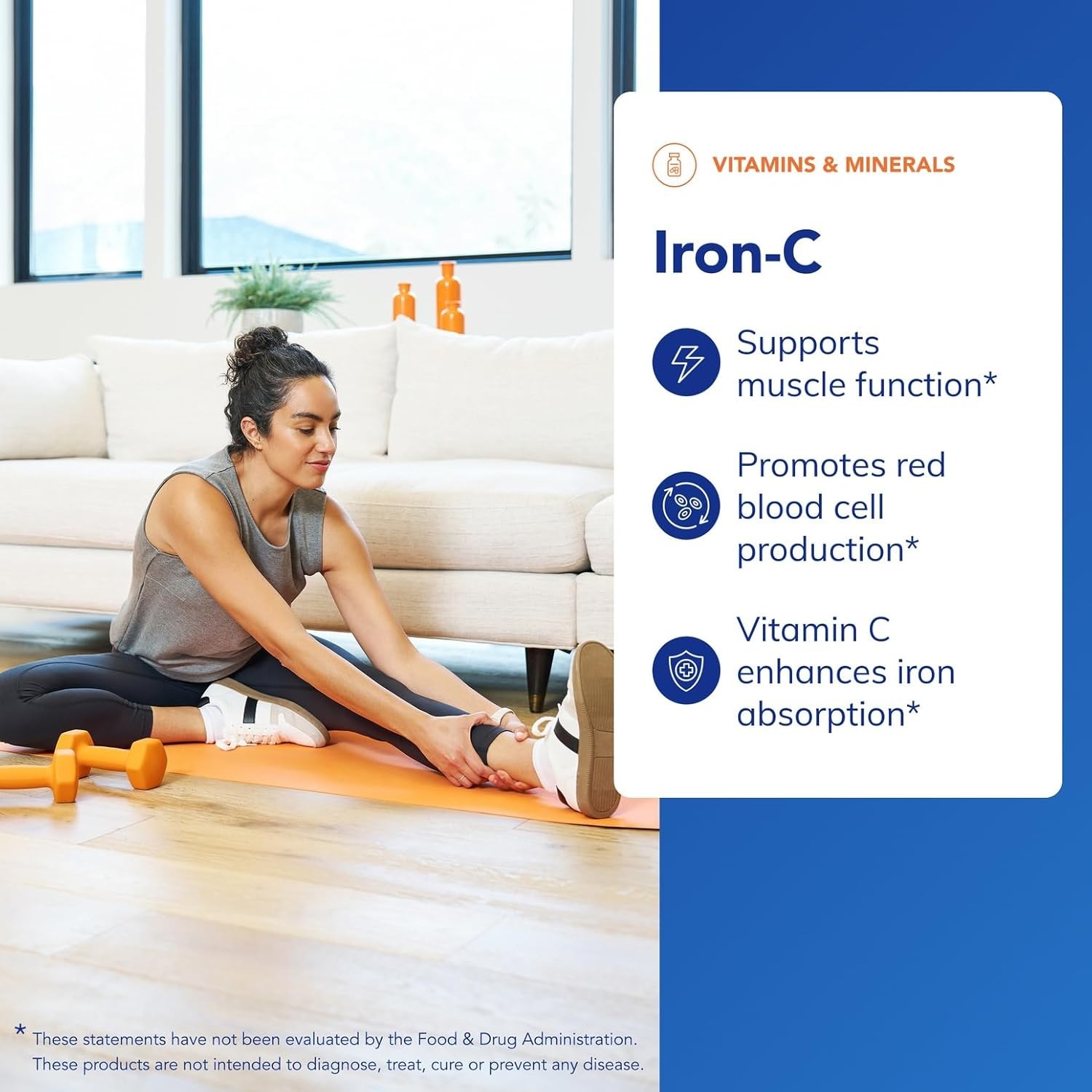 Pure Encapsulations Iron-C – 15 mg – 175 mg Vitamin C – Red Blood Cell Support*