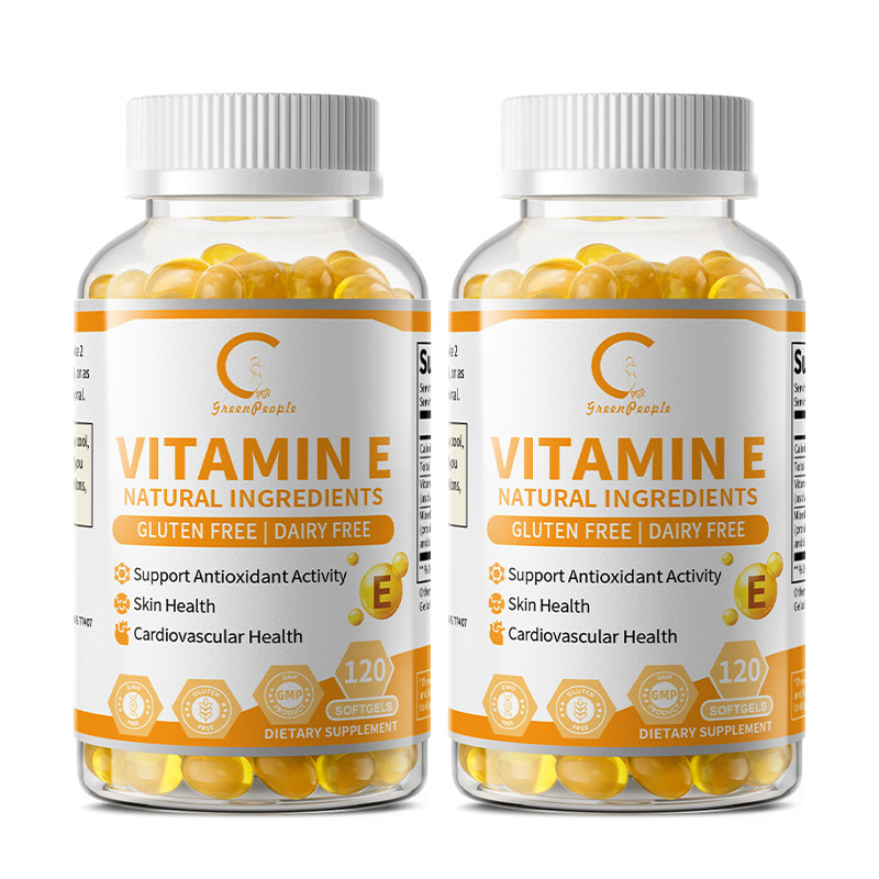 Vitamin E Oil Softgels 1000 IU 670mg Antioxidant for Immune & Skin Health