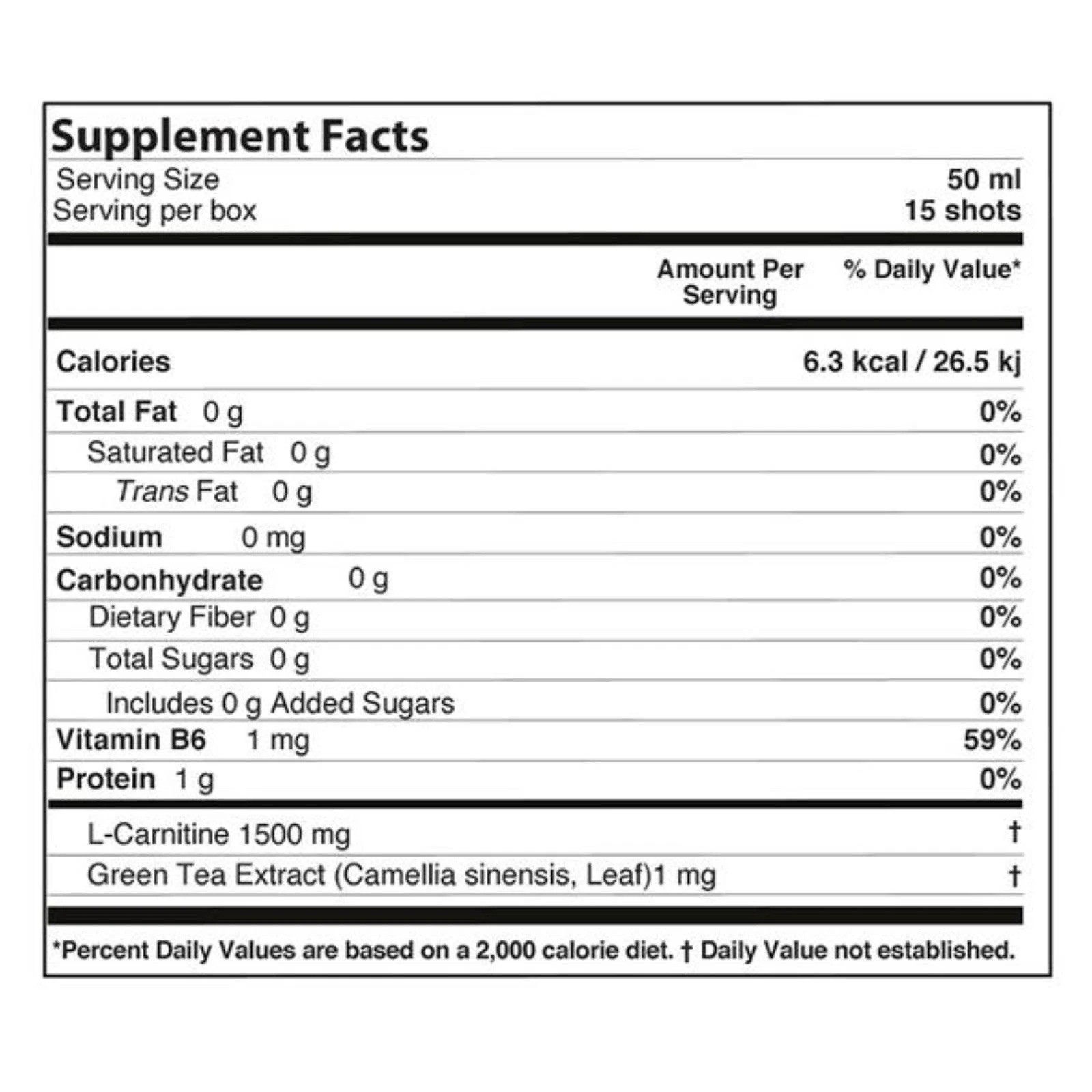 Farmasi Nutriplus L-Carnitine Shot with Green Tea **3 PACK DEAL**