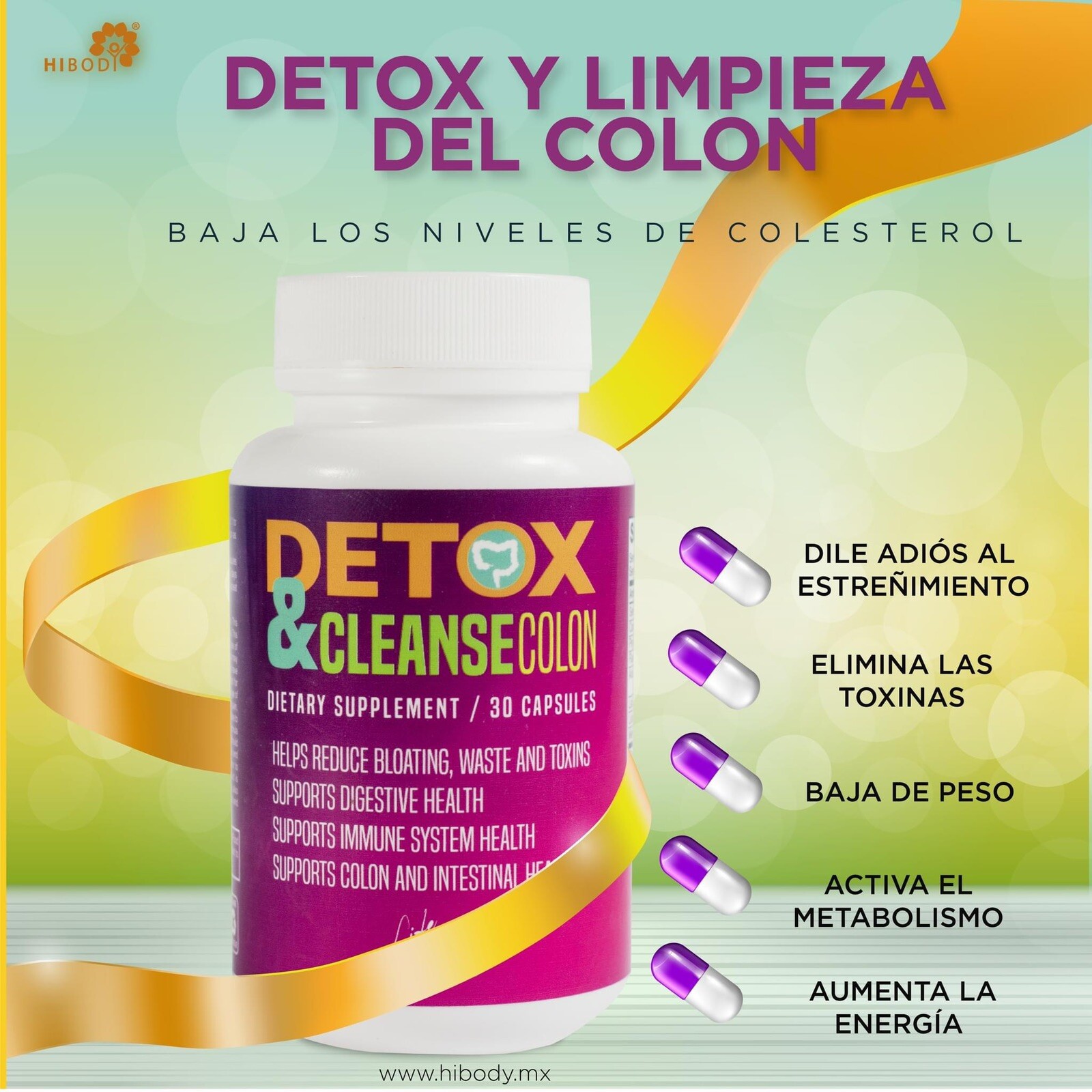 Hibody, Detox Colon, Double Super full, Weight Loss Ultra