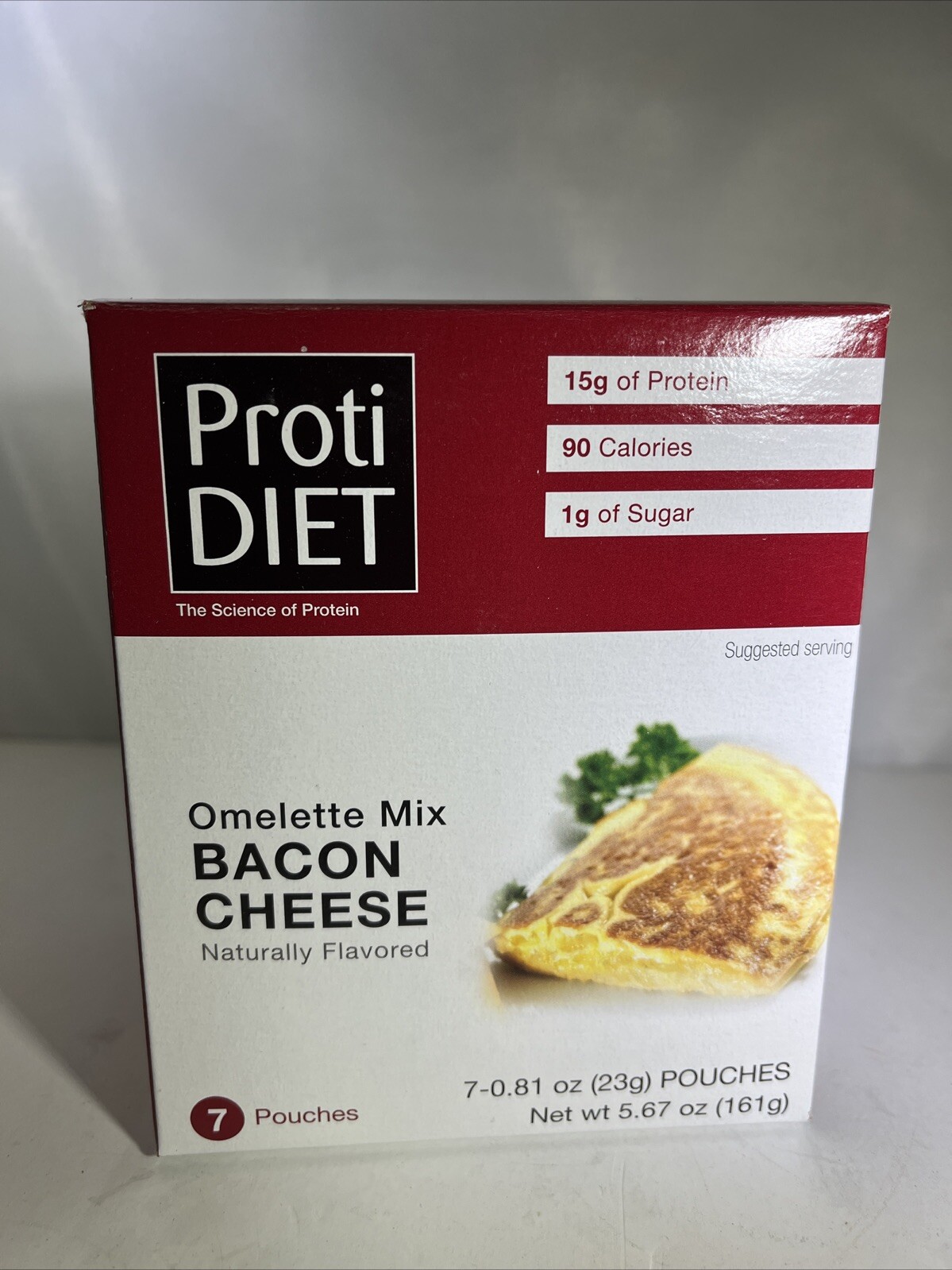 Proti Diet Bacon, Cheese Omelette Mix Meal Replacement seven pack