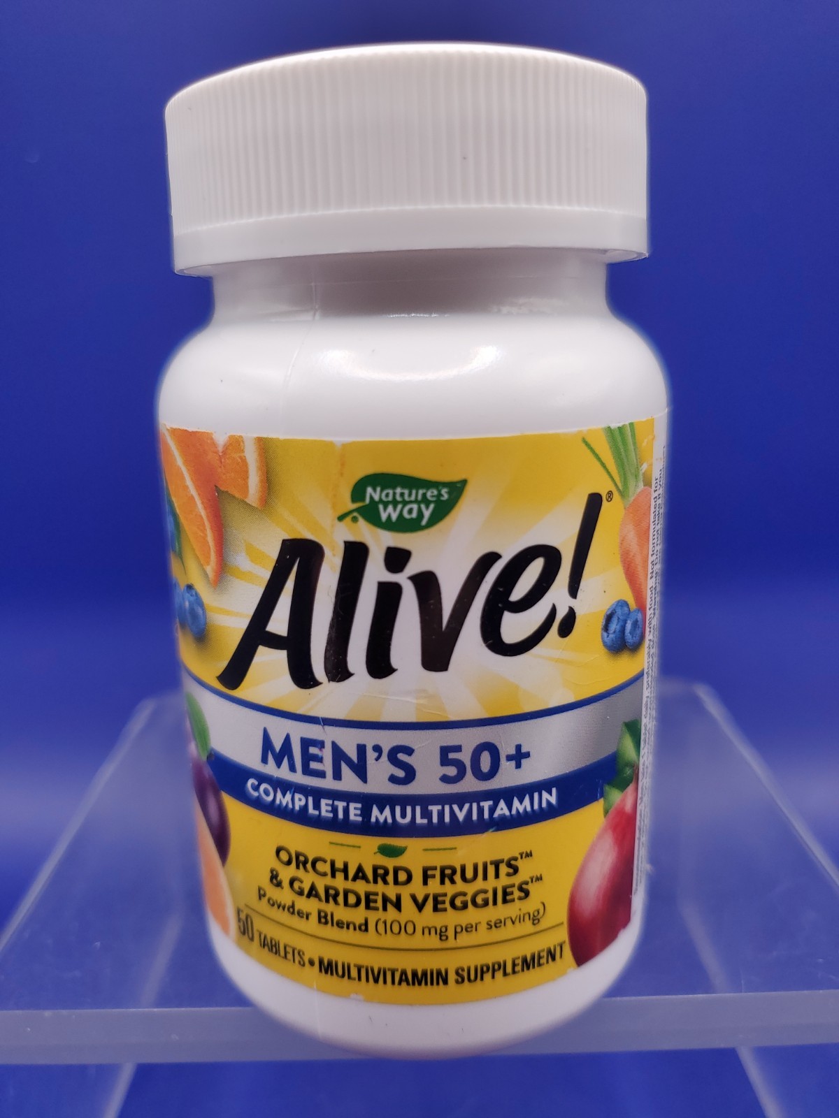 Natures Way Alive! Mens Complete Multivitamin 50 Count Tablets Exp 11/26 New