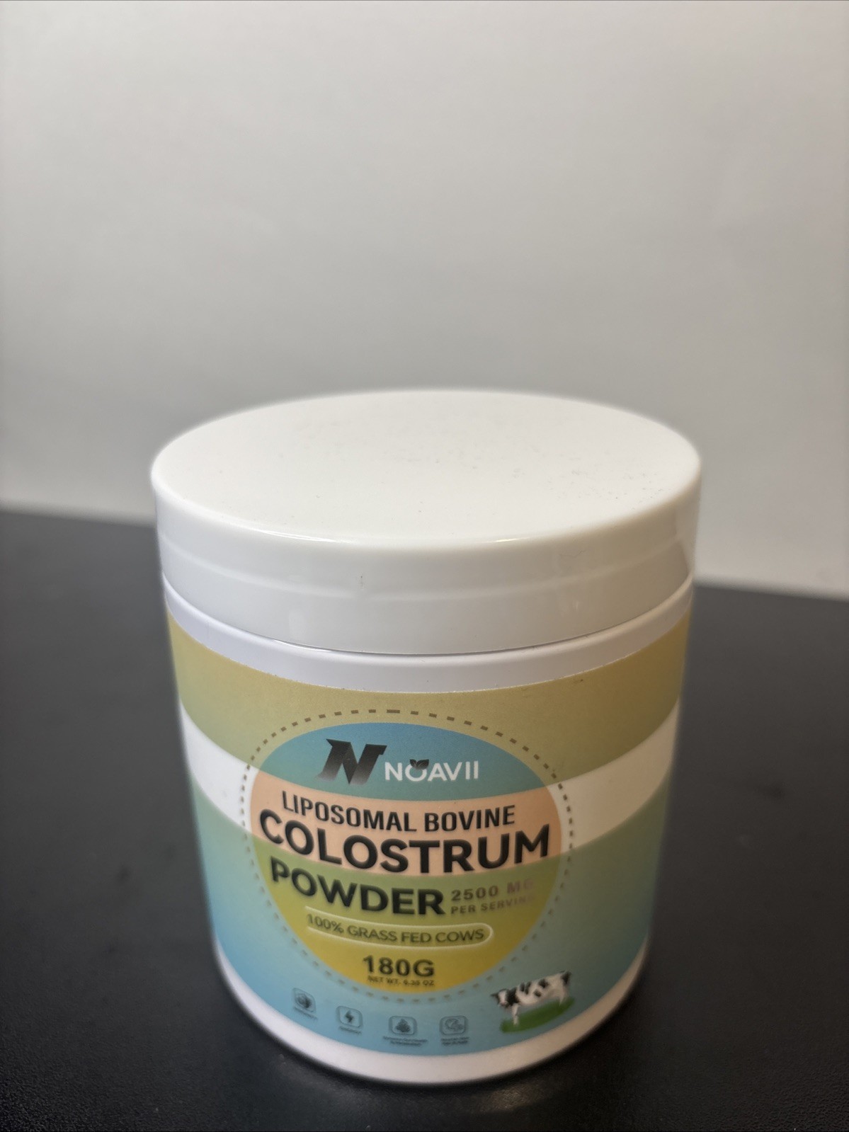 (1) Liposomal Bovine Colostrum Powder 2500 Mg Serving 6.35 Oz Grass Fed Cows