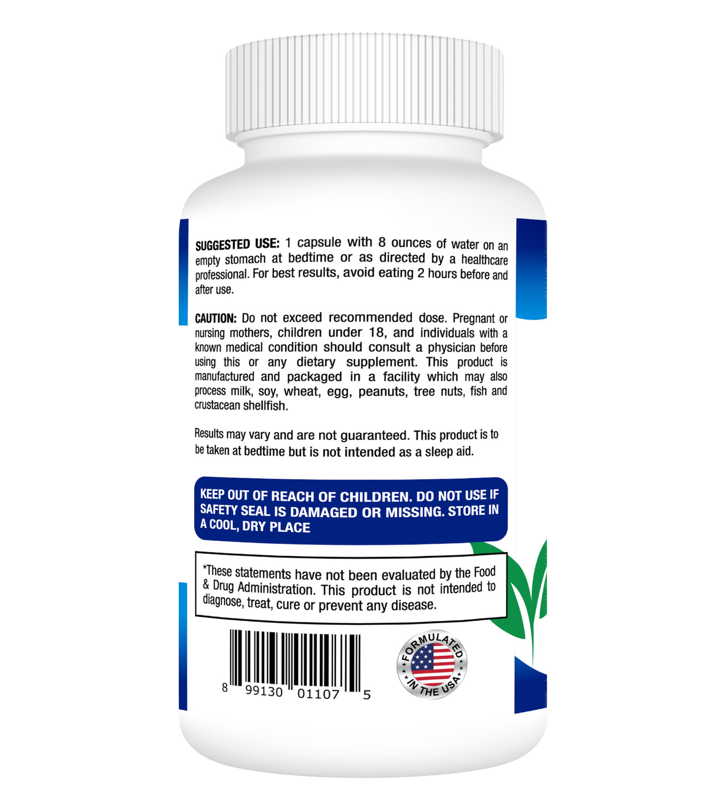 BEDTIME WEIGHT LOSS Weight Loss Metabolism Boost While You Sleep Pills