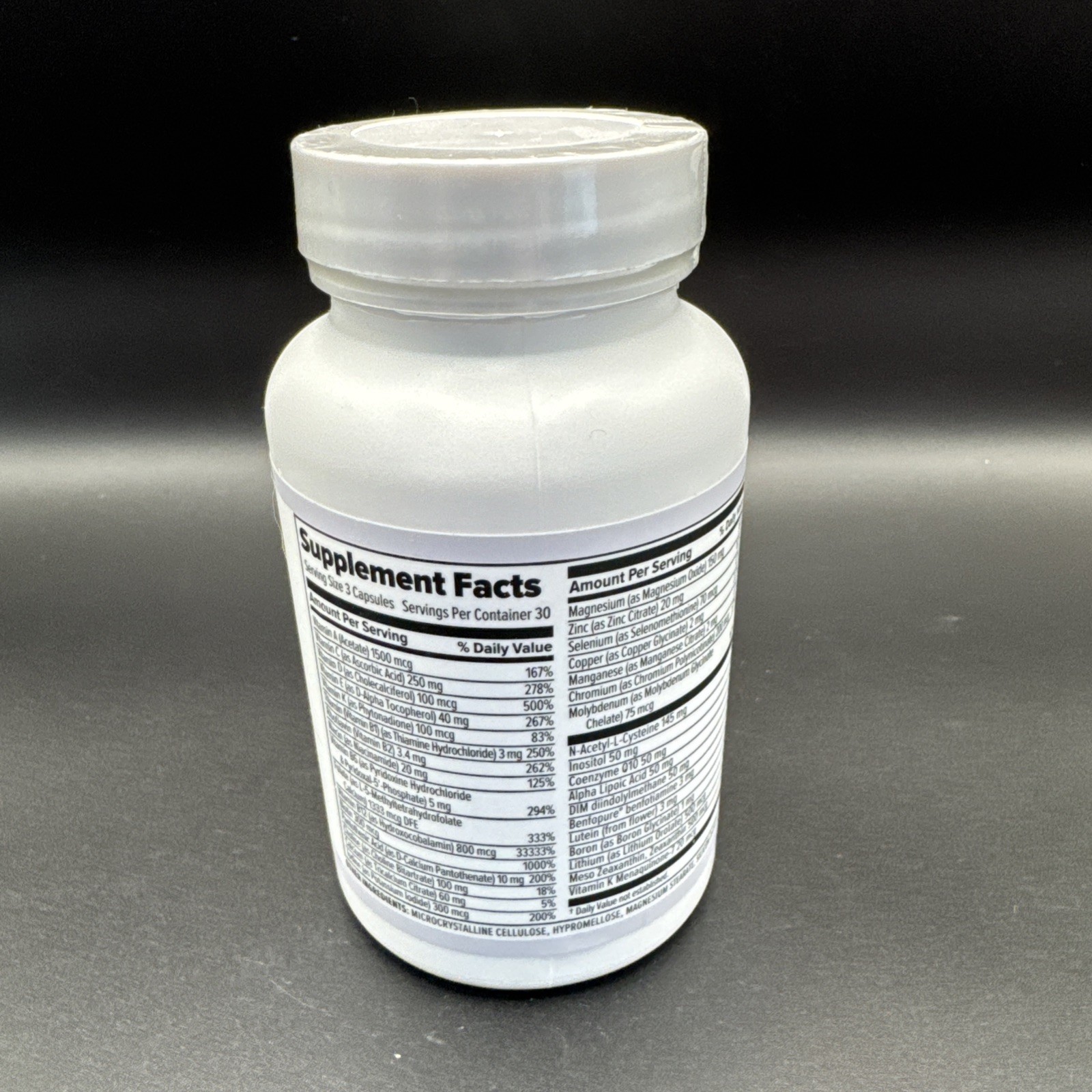 10X Health Optimize Multivitamin 90 Capsules Methylated EXP 07/2027 D