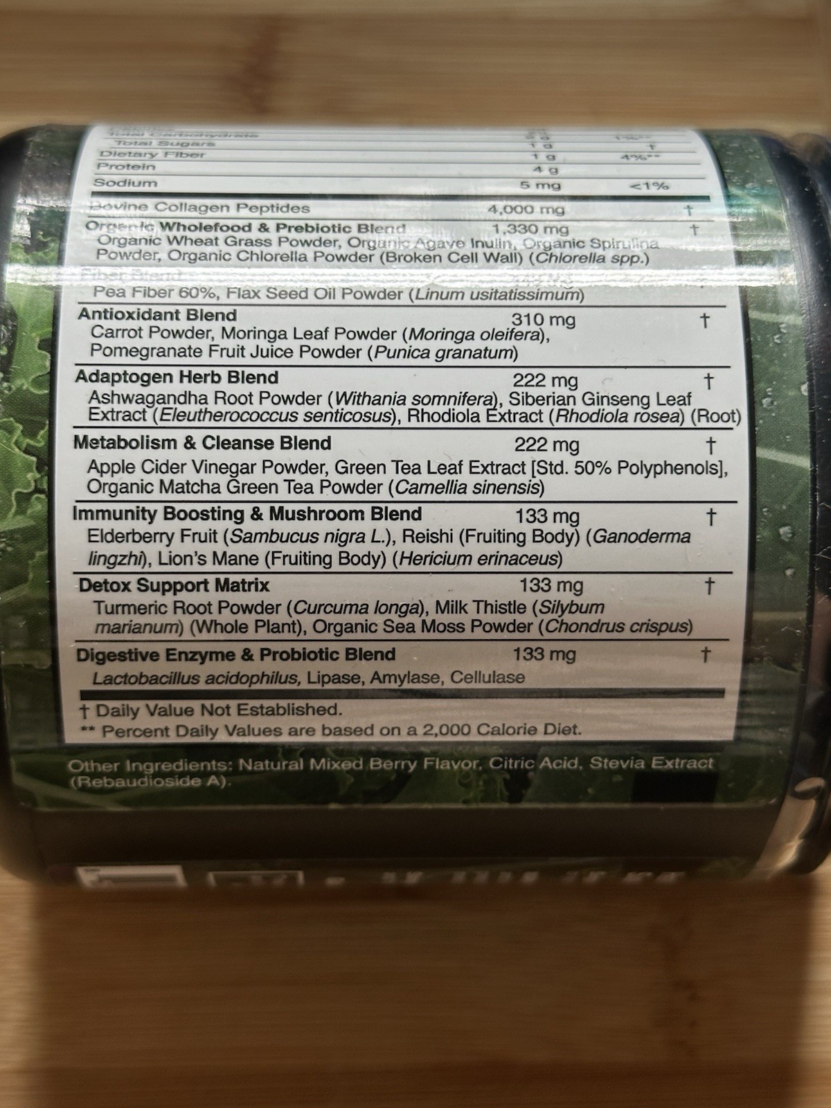 Nature’s Eagle Super Green Powder ACV Collagen Sea Moss 30 Servings 7.5 oz