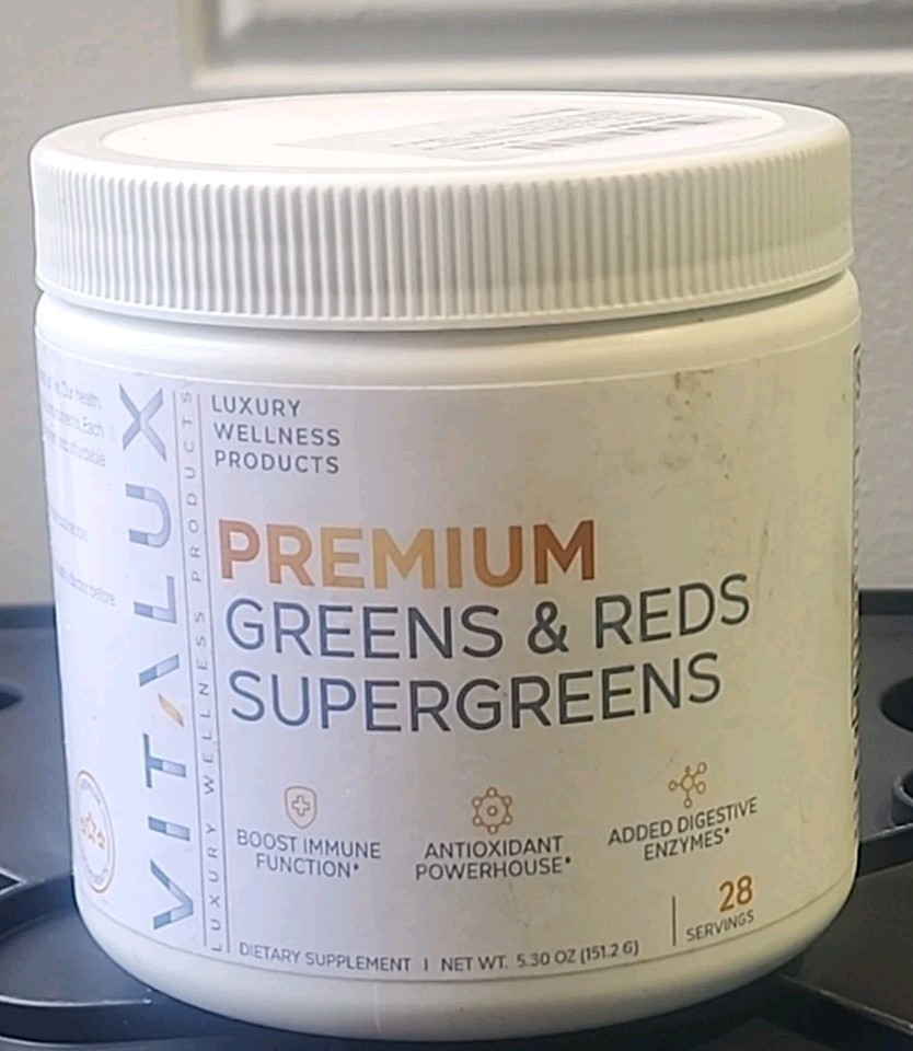 Vitality #1 Rated Greens & Reds Superfood Powder With Enzymes.5.30 Oz