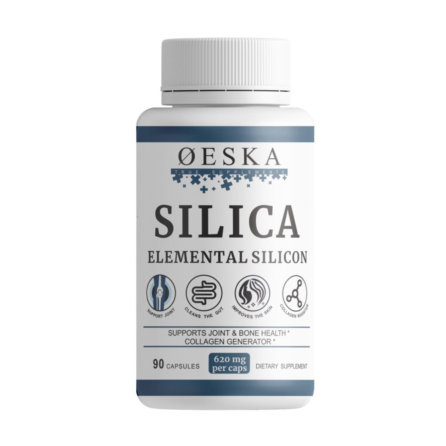 Oeska Silica Elemental Silicon Joint & Bone Health 620mg 90 Caps