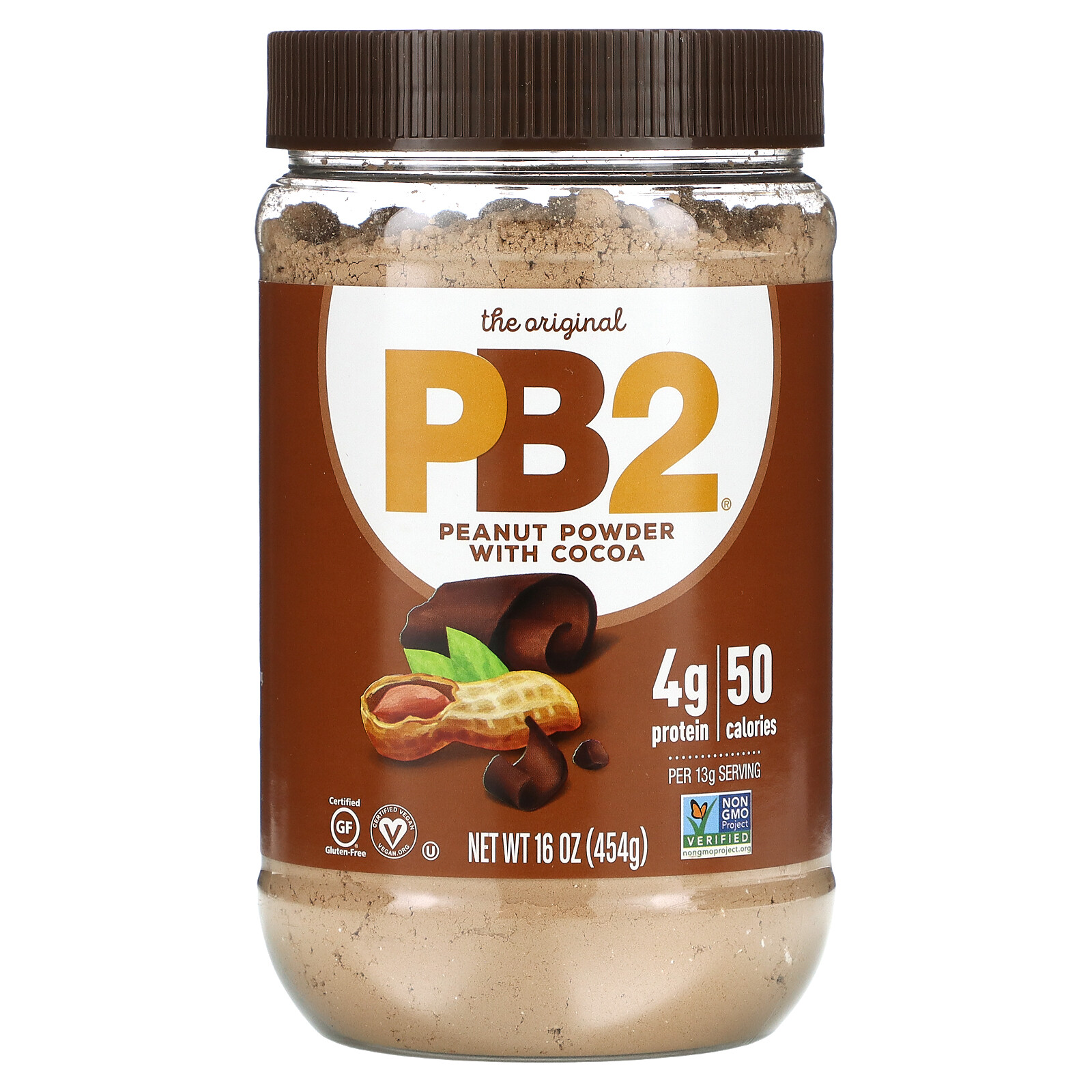 Bell Plantation PB2 with Premium Chocolate 16 oz 453 6 g All-Natural,