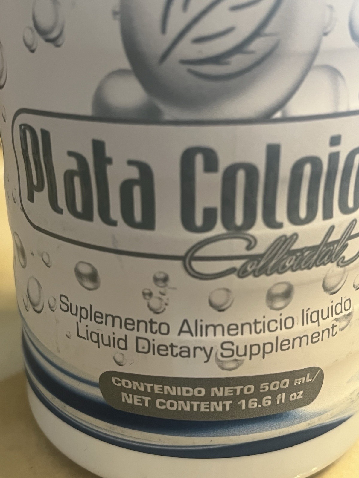 2 Bottles HEALTHY 500mL 16.6oz. Liquid Plata Coloidal Colloidal Silver Exp02/28