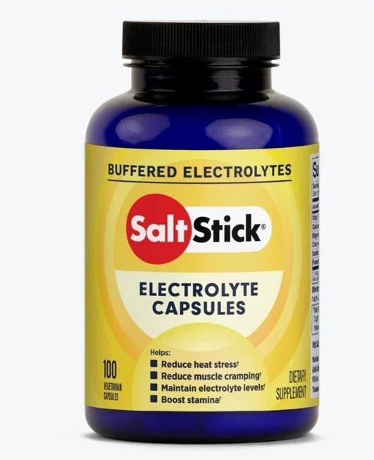 2x SaltStick Electrolyte Caps Buffered Electrolyte Salts 100ct 02/28 New Sealed