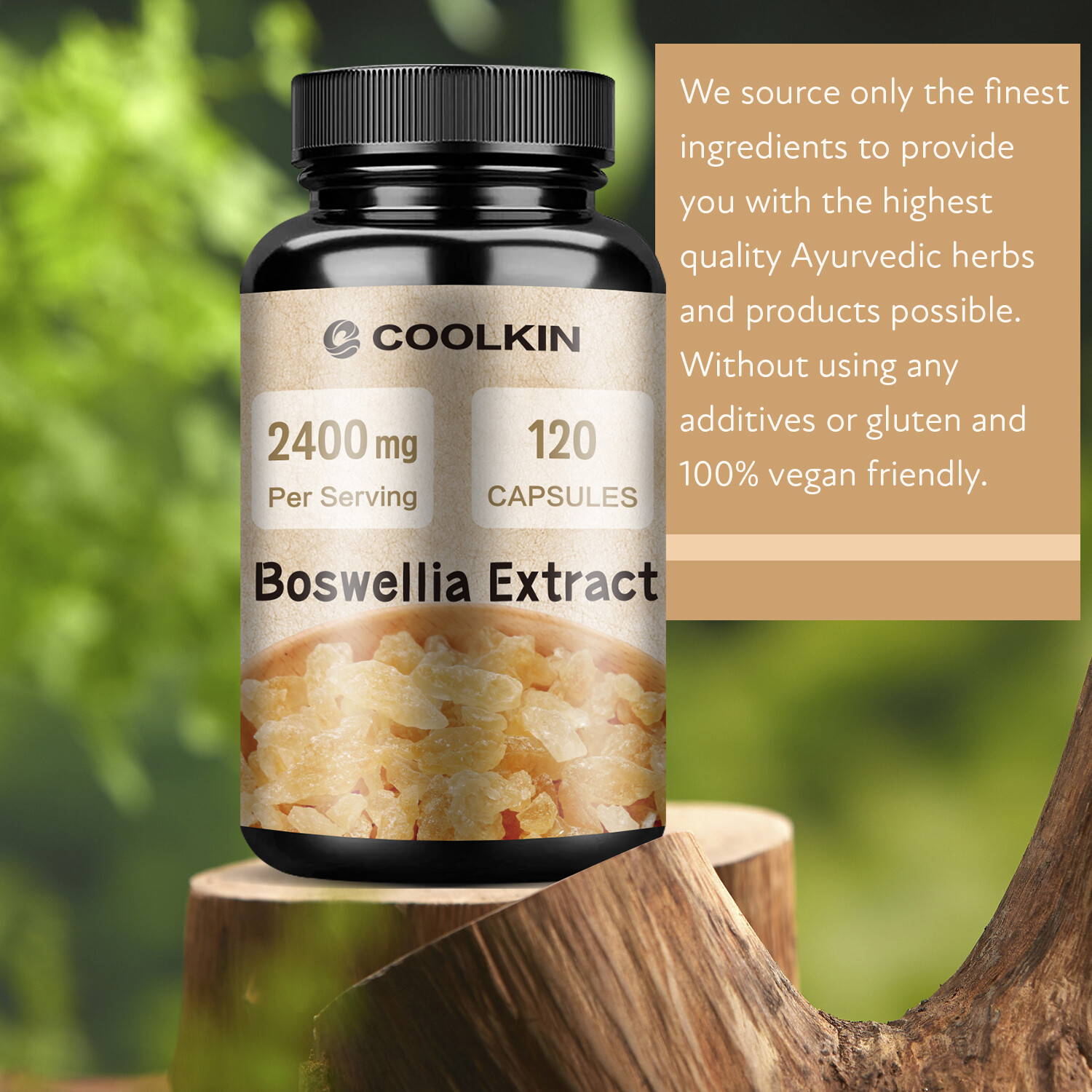 Boswellia Extract 2400mg – Organic Turmeric,Tart Cherry – Inhibits Inflammation