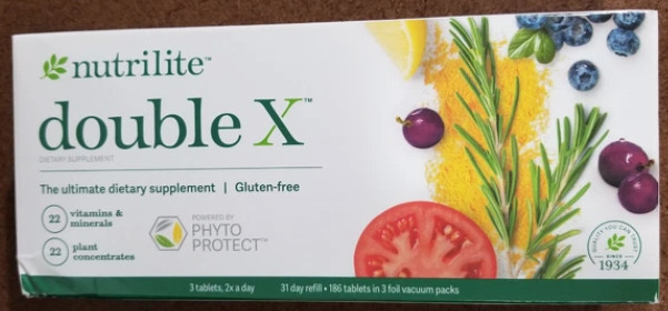AMWAY ORIGINAL NUTRILITE DOUBLE X 31 day REFILL ~EXP 3/27 or later