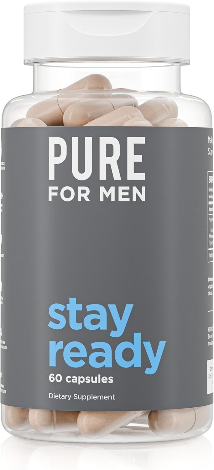 Pure for Men Original Cleanliness Stay Ready Fiber Supplement | Helps Promote
