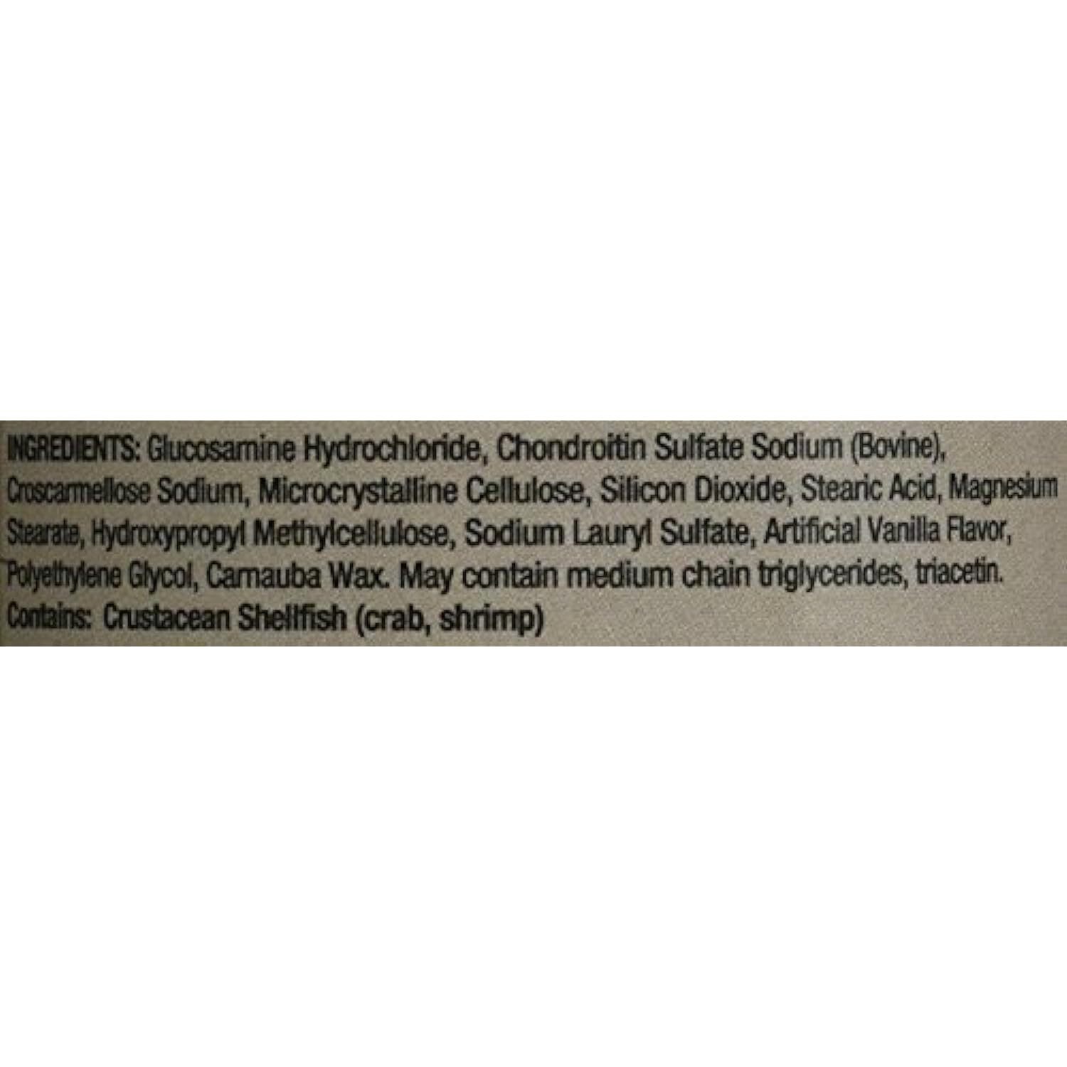 KIRKLAND Signature Extra Strength Glucosamine 1500 mg Chondroitin 1200 mg 220