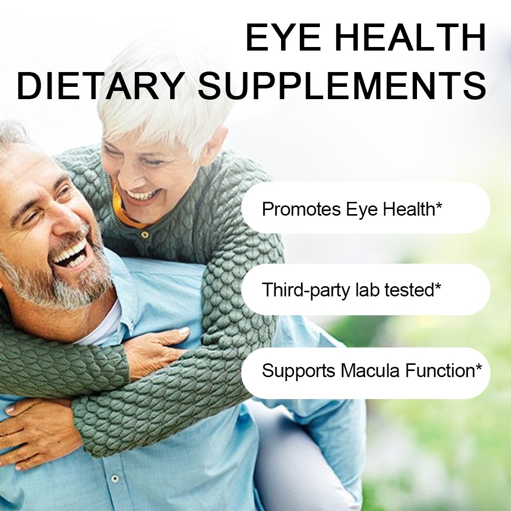 Eye Vitamins With Lutein,Zeaxanthin,Astaxanthin,Marigold Flower Extract 120 Caps