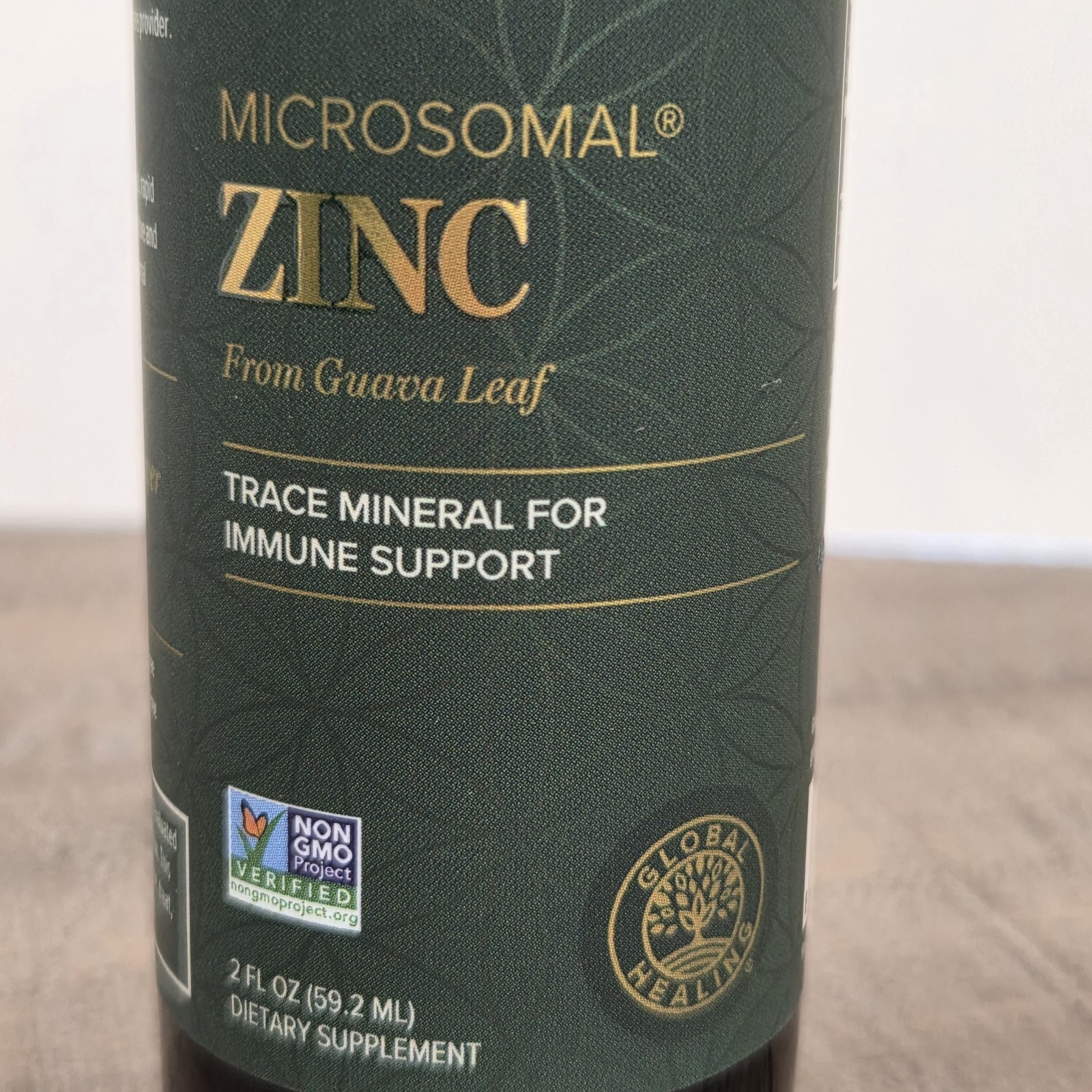 Global Healing Organic Zinc Liquid Pure Drops Immune & Balance, USDA 2 (fl oz)