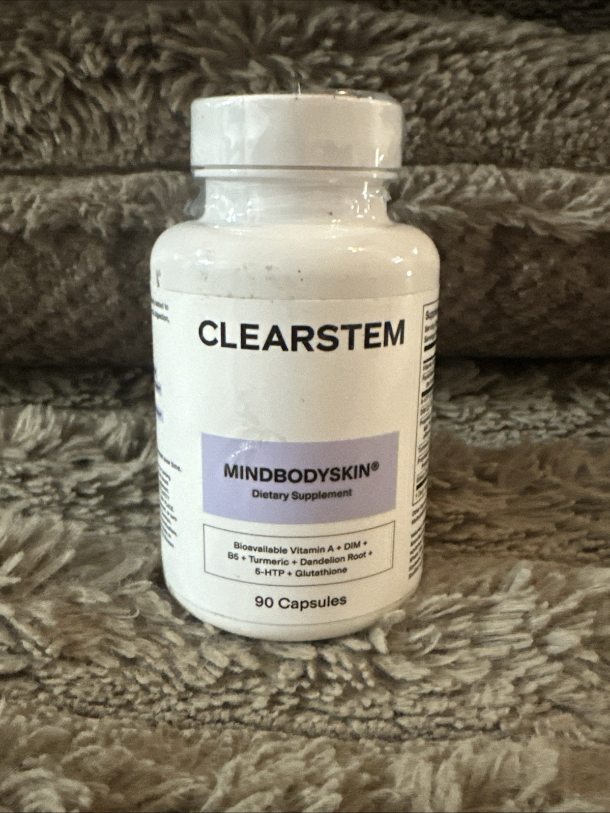 MINDBODYSKIN Hormonal Acne Supplement (5-HTP) – Natural DIM Supplement exp-06/27