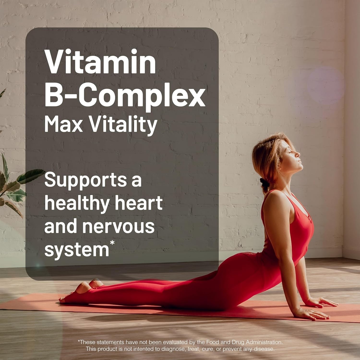 Complejo de Vitamina B para Mujer Y Hombre con Biotina B1 B2 B3 B6 B12 60uds