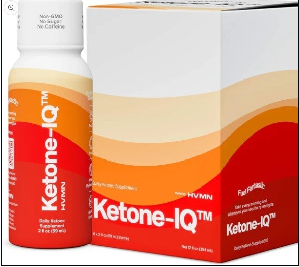 Ketone IQ Shots | Clean, Natural Energy Shots to Power Your Brain & Body 6pk