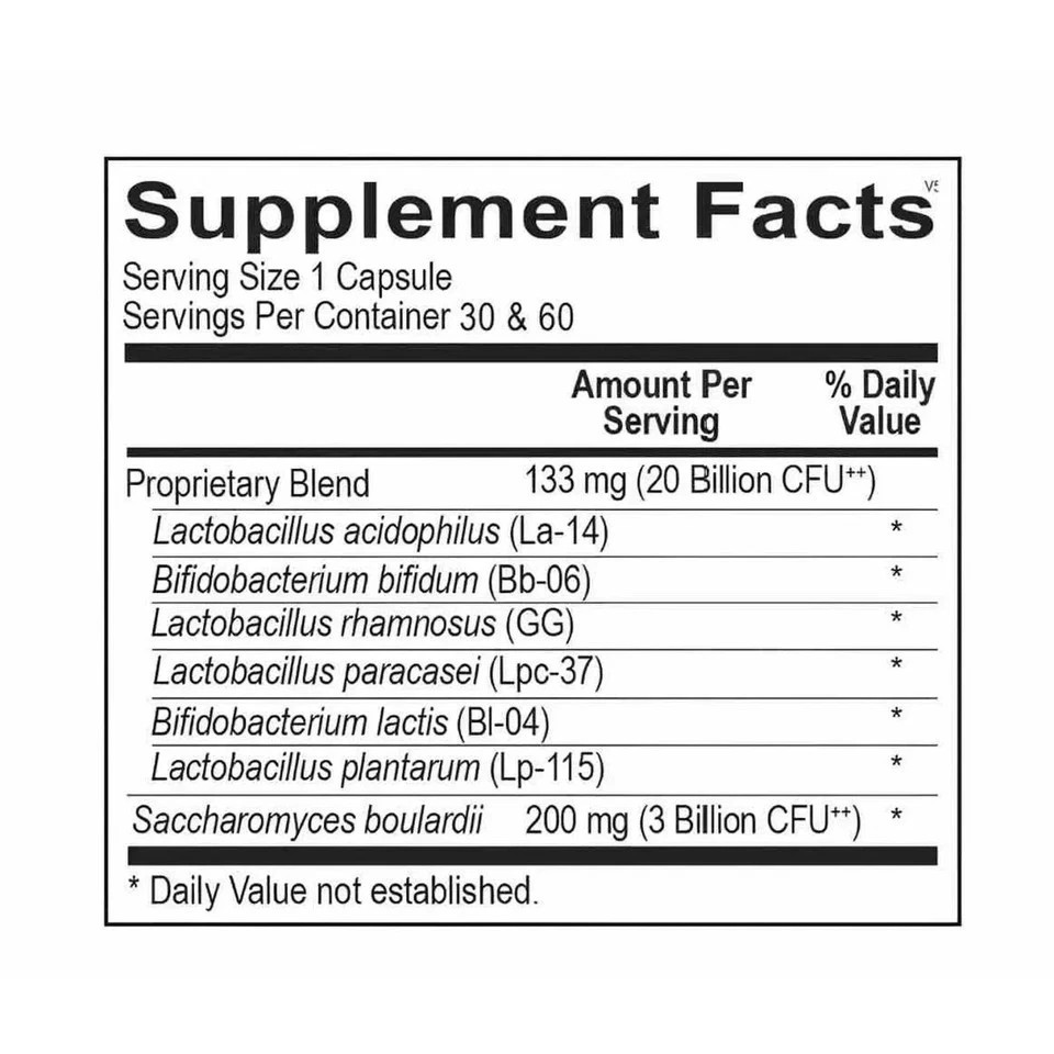 ORTHO BIOTIC 60 CAPSULES help Digestion And Gut suppor