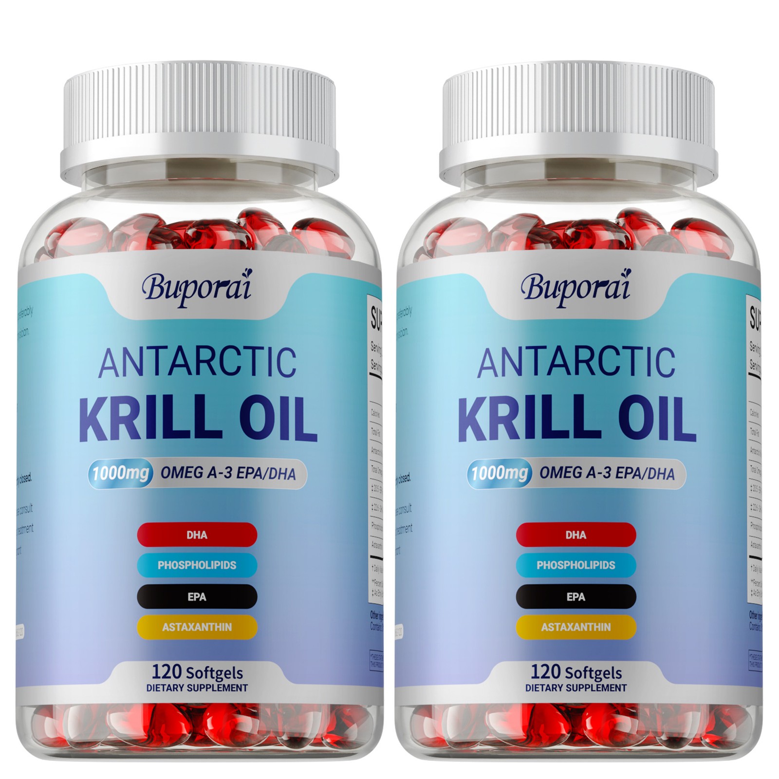 Antarctic Krill Oil 240pcs – Supports Healthy Joints,Brain,Heart& Blood Pressure