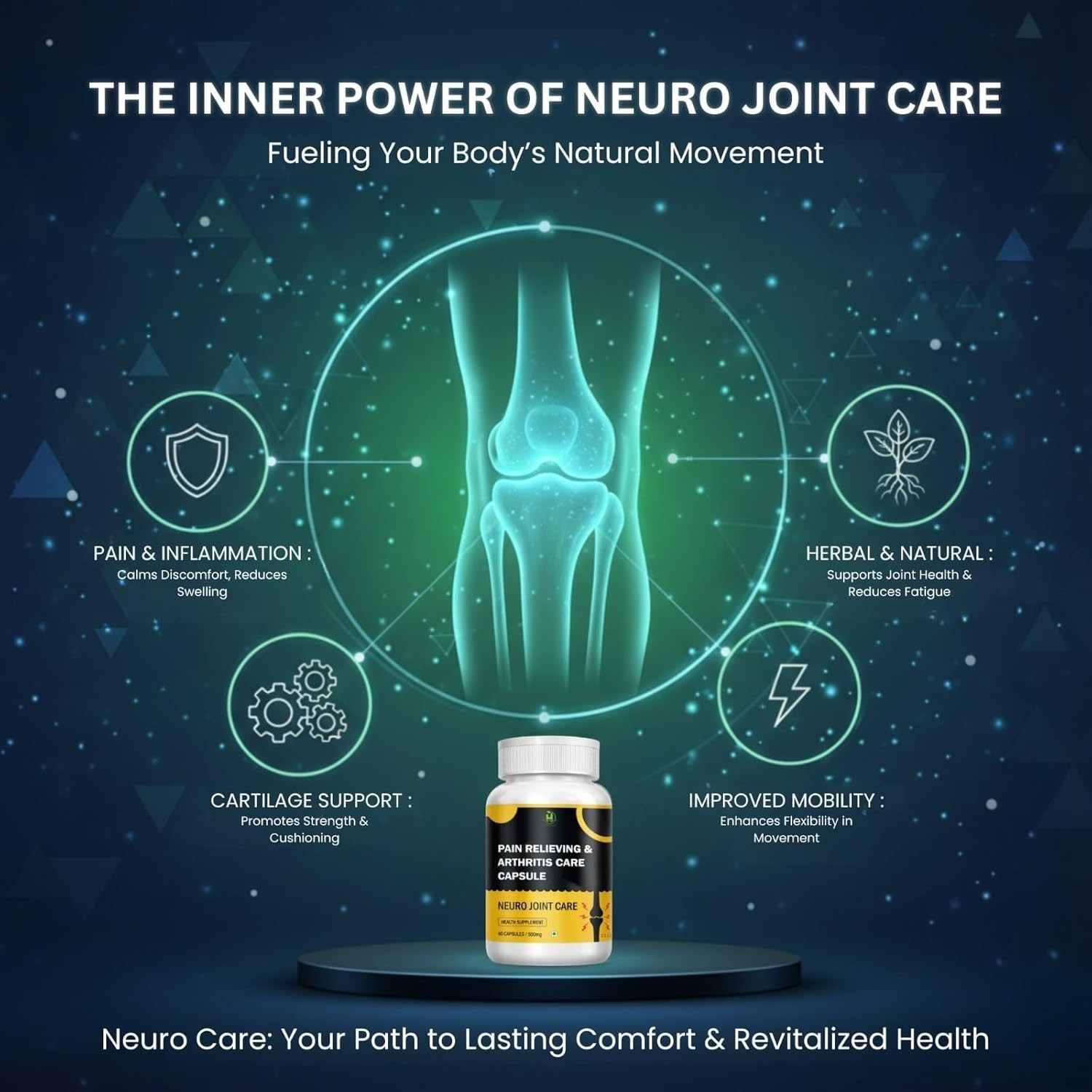 Healthy Nutri.tion Neuro Joint Care 60 Veg Capsules