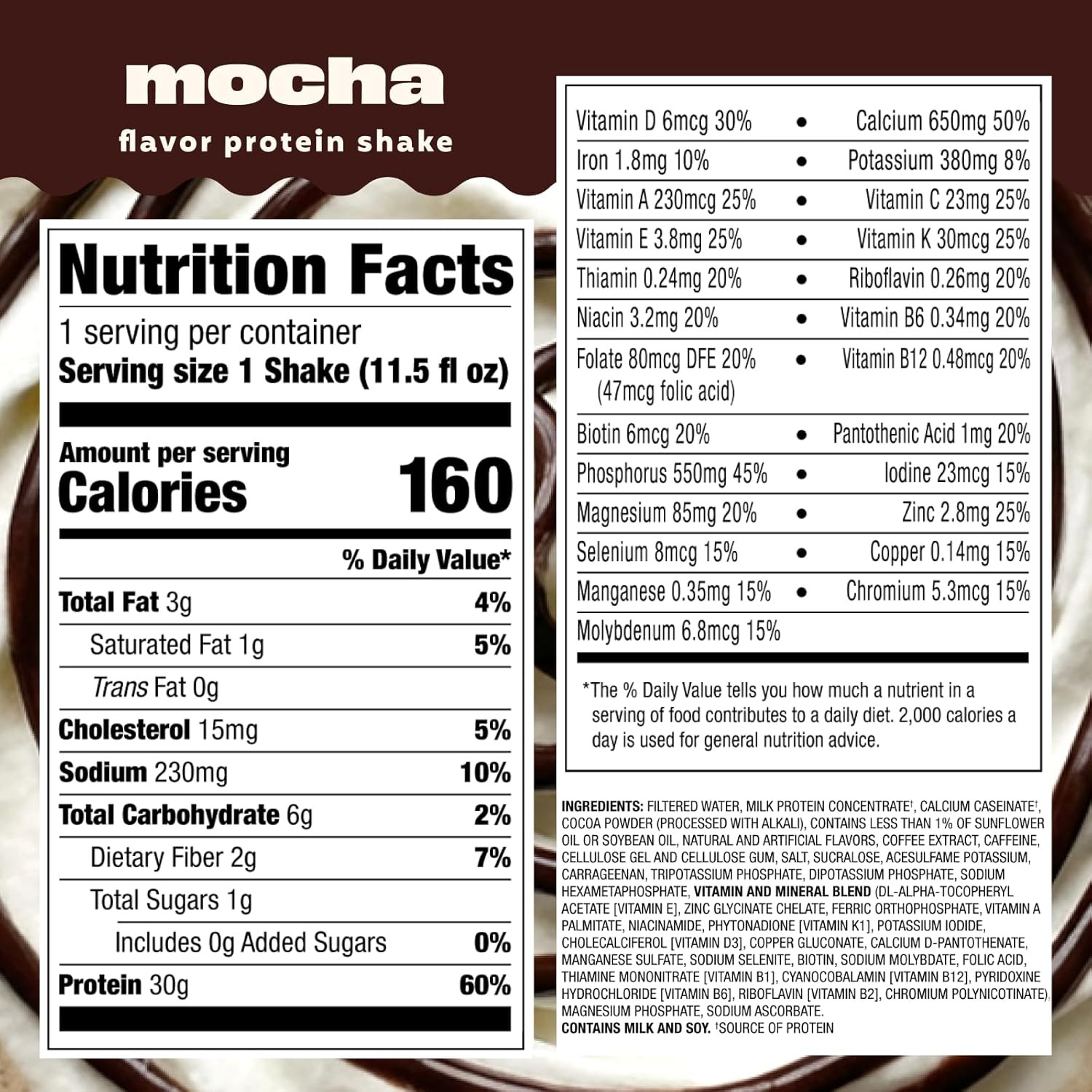 Premier Protein Shake, Mocha Coffeehouse, 30g Protein, 11.5 oz, 12 ct