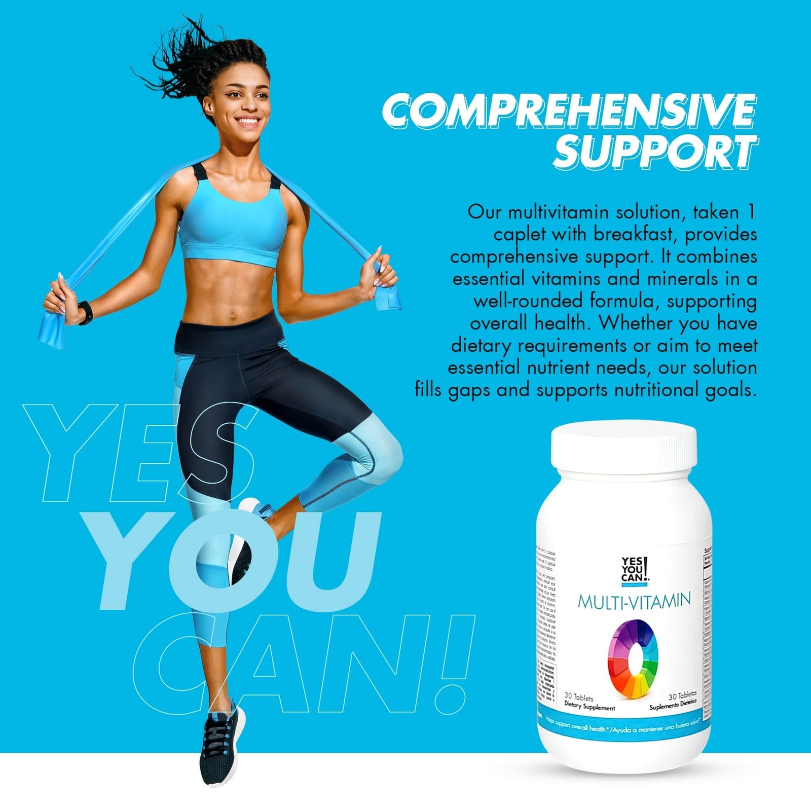 Yes You Can! Yes You Can Daily Multivitamins For Men And Women – Helps Assist