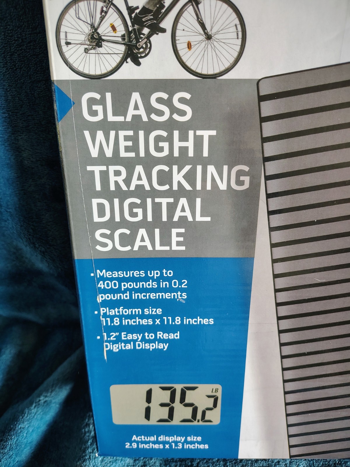 Health-O-Meter Weight Tracking Glass Digital Scale Easy To Read Display