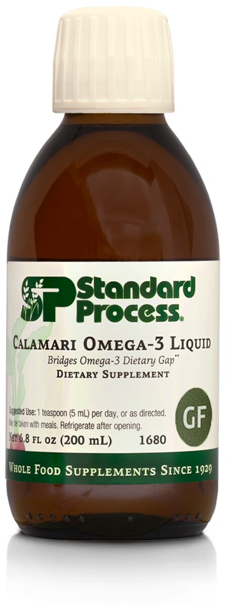 Standard Process Calamari Omega-3 Liquid Heart Health, from Squid Oil 200mls
