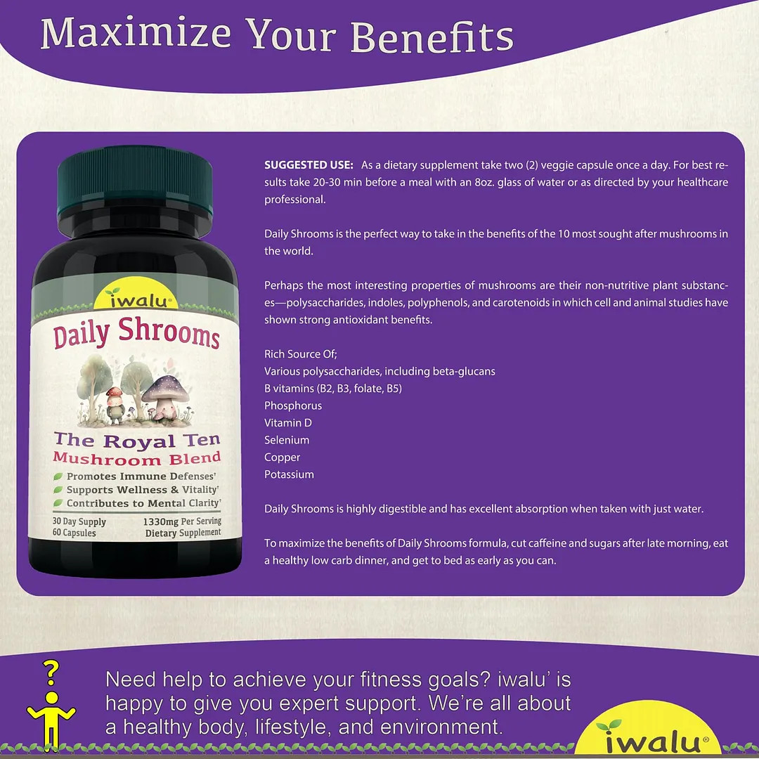 Chaga Supplement | Best Supplement Capsule Pill Men Women FREE SHIP