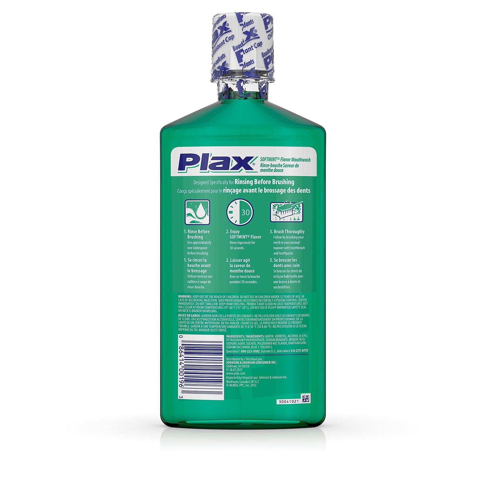 Plax Advanced PreBrushing Dental Rinse, Soft Mint, 24 24 Fl Oz (Pack of 1)